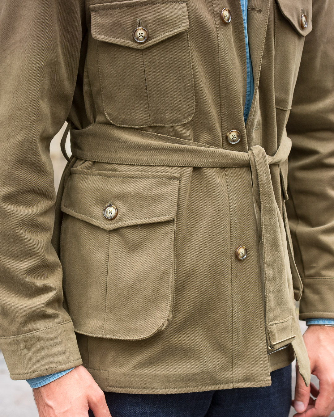 Safari Jacket / Cotton Twill - Scavini