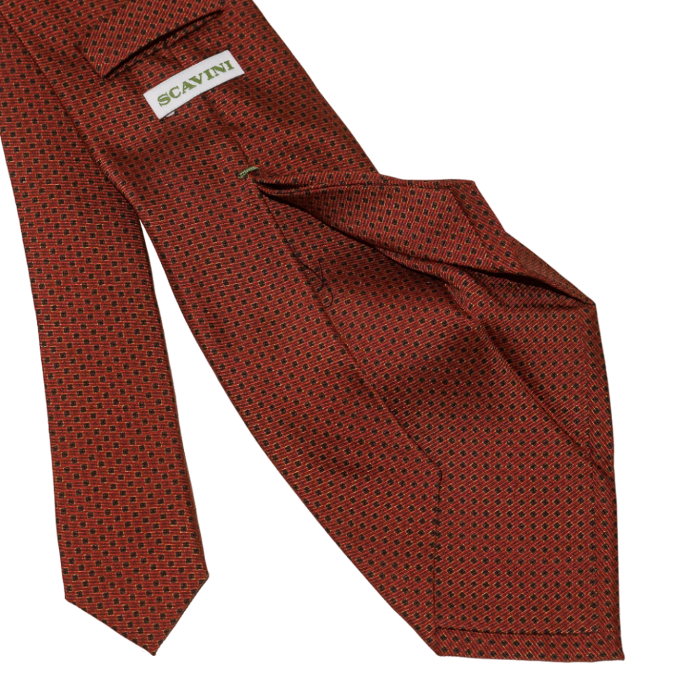 Tie / Tie with check pattern