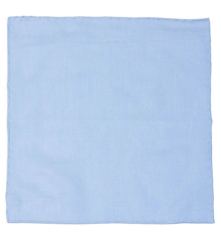Cotton Pocket Square / Sky Blue