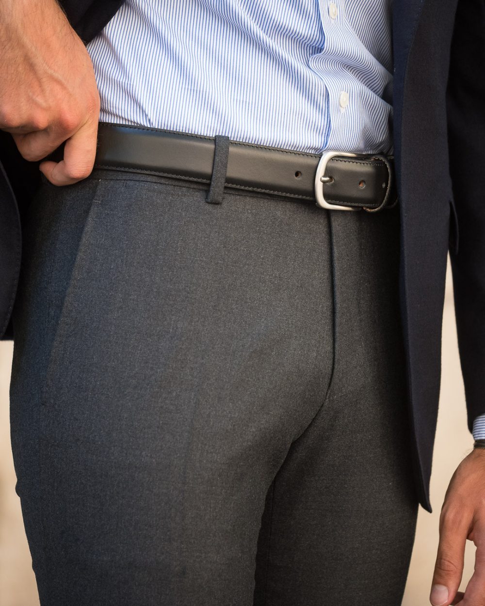 S1 / Coupe Ajustée - Pantalon en Flanelle