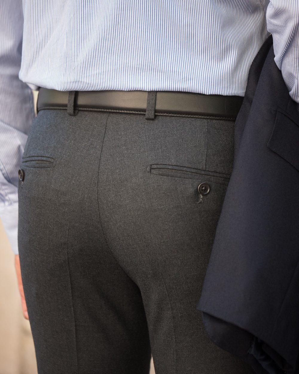 S1 / Coupe Ajustée - Pantalon en Flanelle