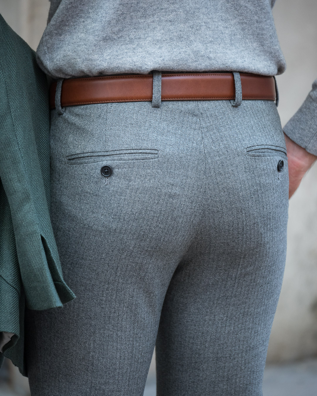 S1 / Fit Cut - Herringbone wool and cashmere