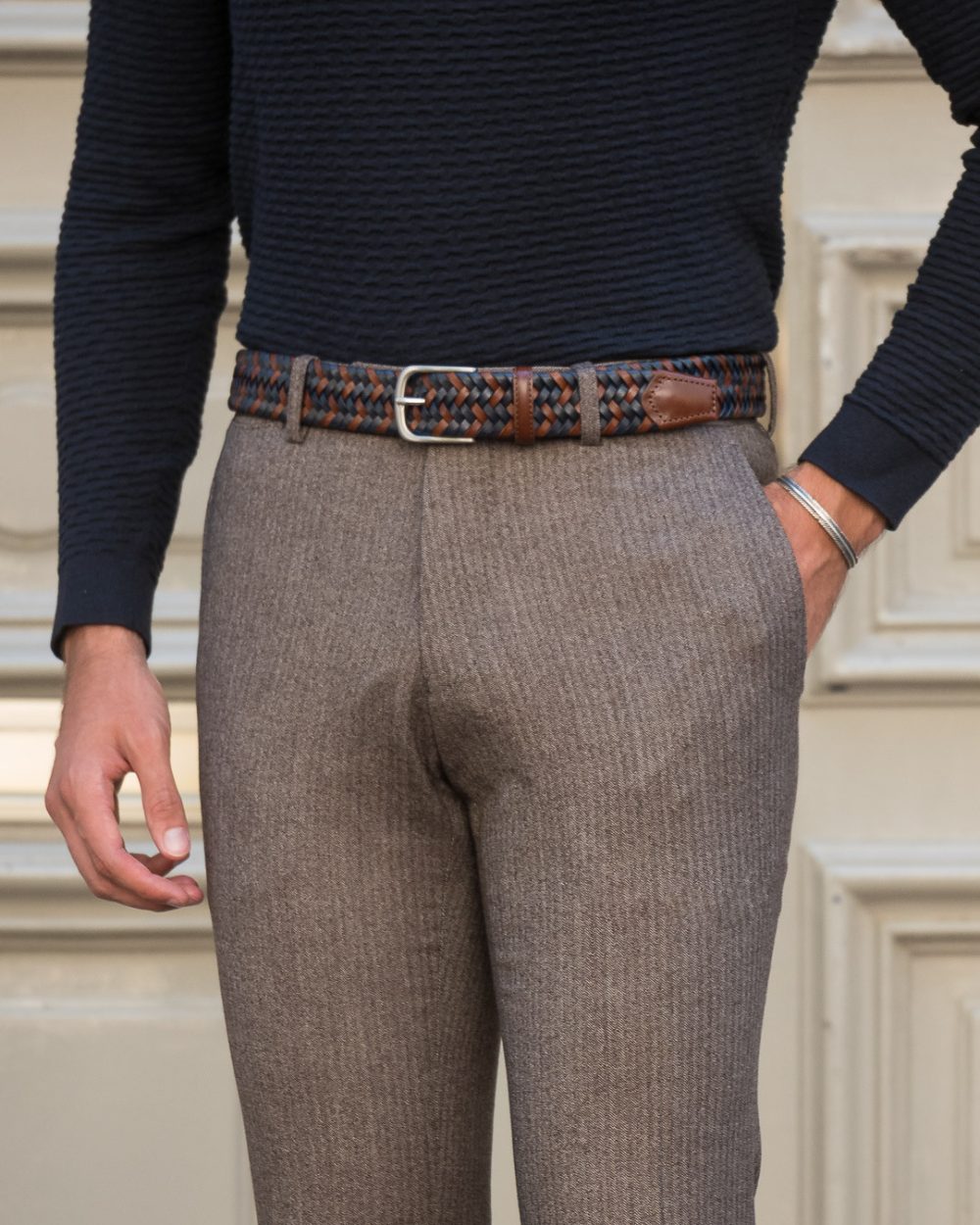 S1 / Fit Cut - Herringbone wool and cashmere