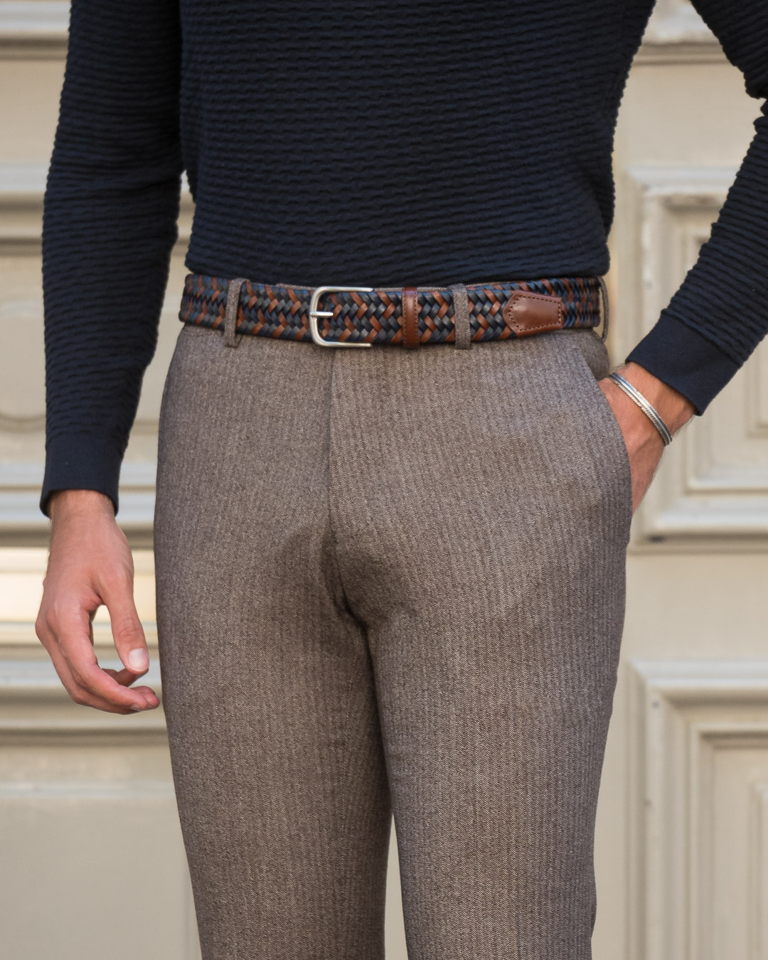 S1 / Fit Cut - Herringbone wool and cashmere