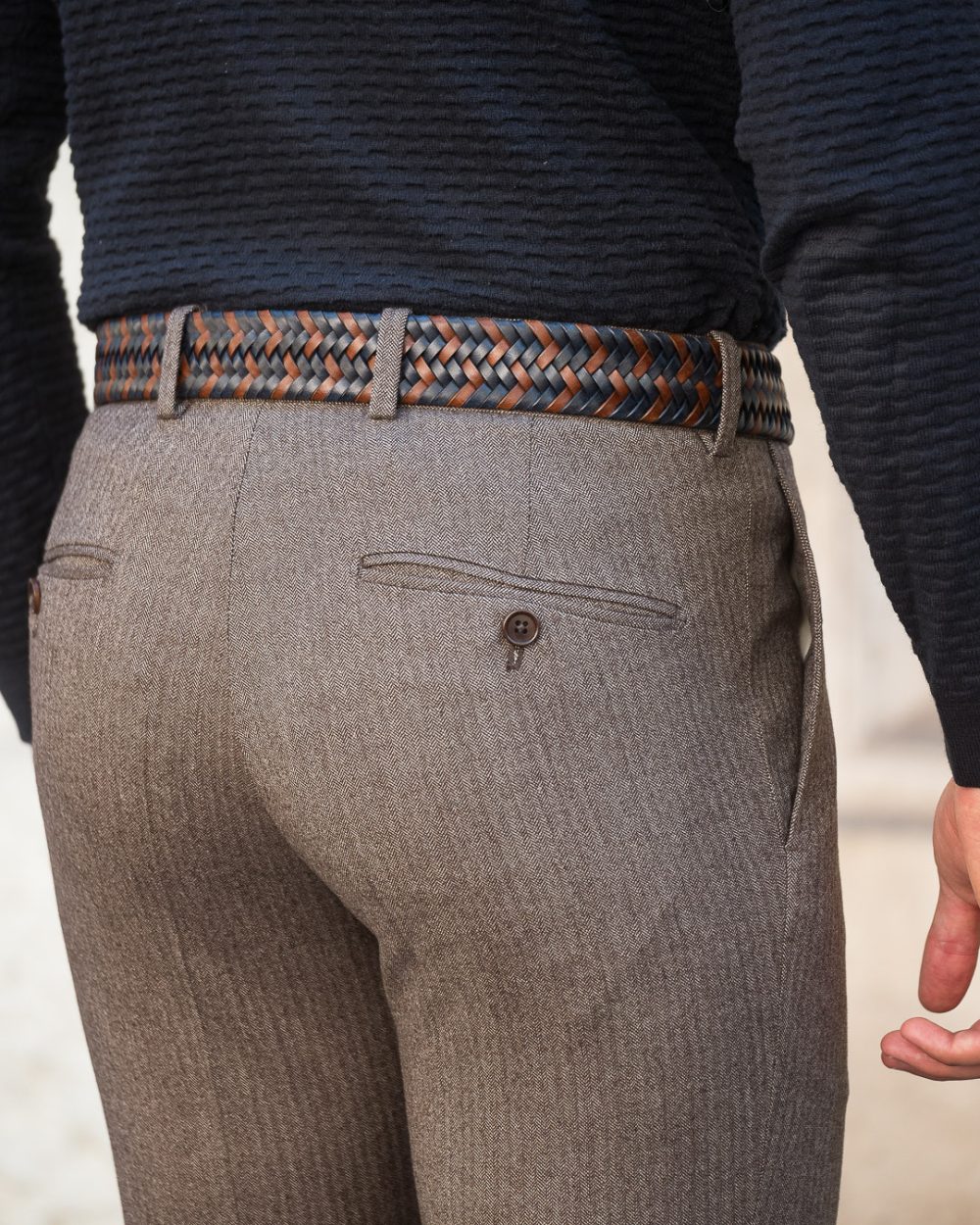 S1 / Fit Cut - Herringbone wool and cashmere