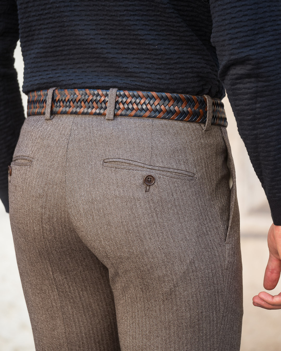 S1 / Fit Cut - Herringbone wool and cashmere