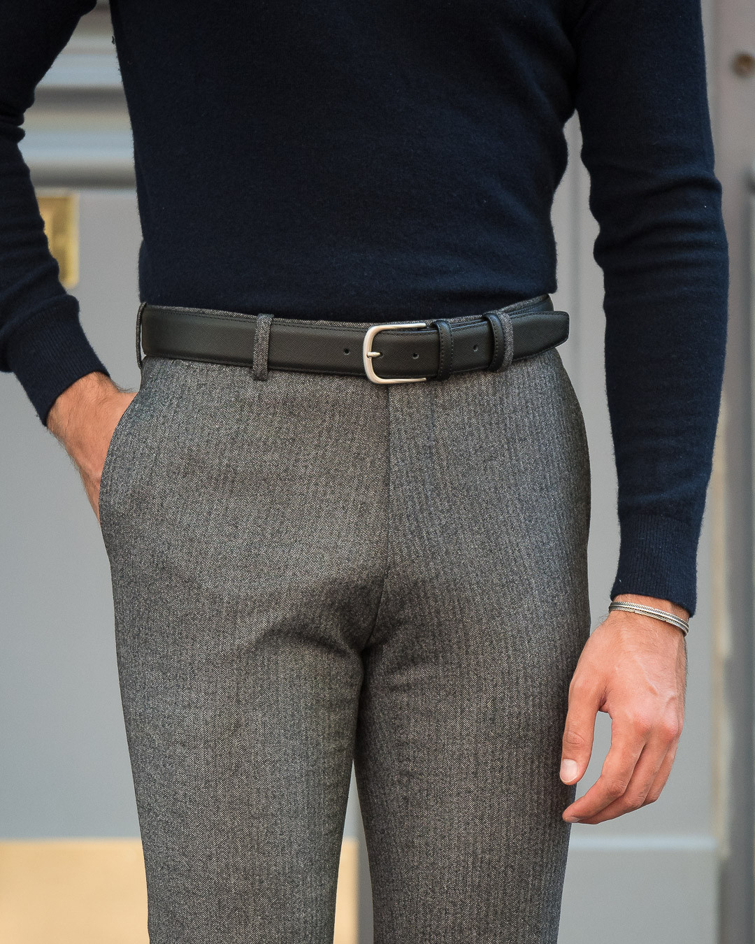 S1 / Fit Cut - Herringbone wool and cashmere