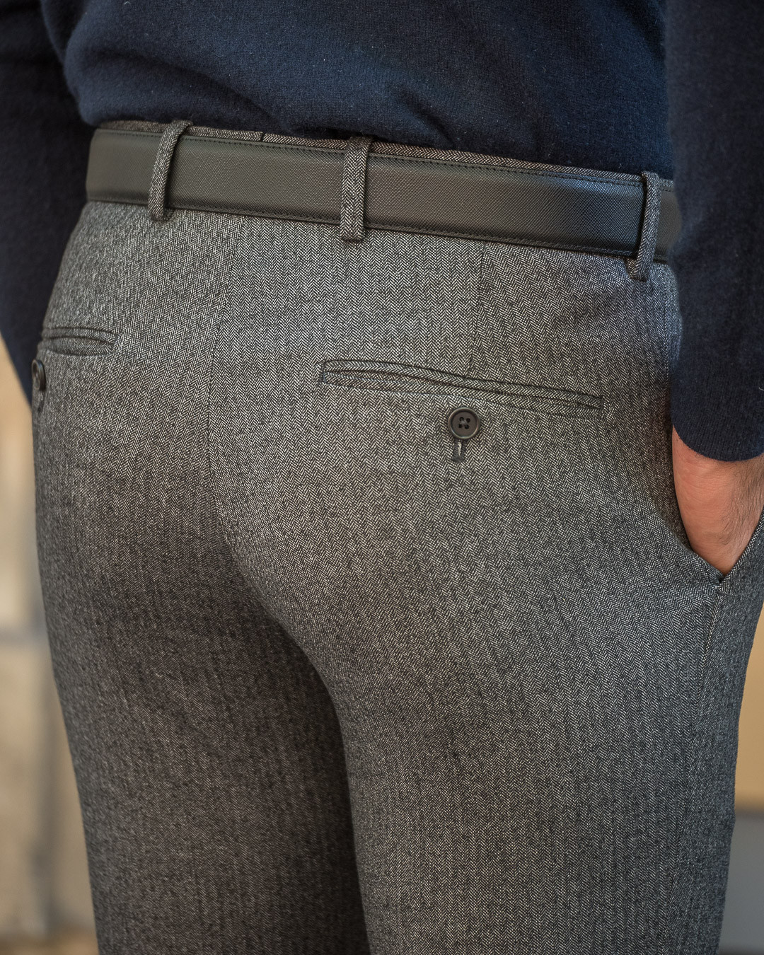 S1 / Fit Cut - Herringbone wool and cashmere