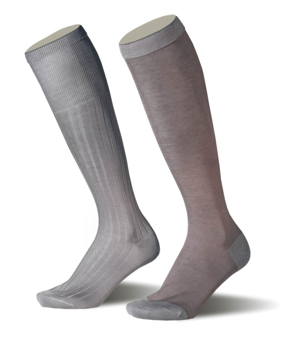 Over The Calf Socks / Fine Stripe Pattern