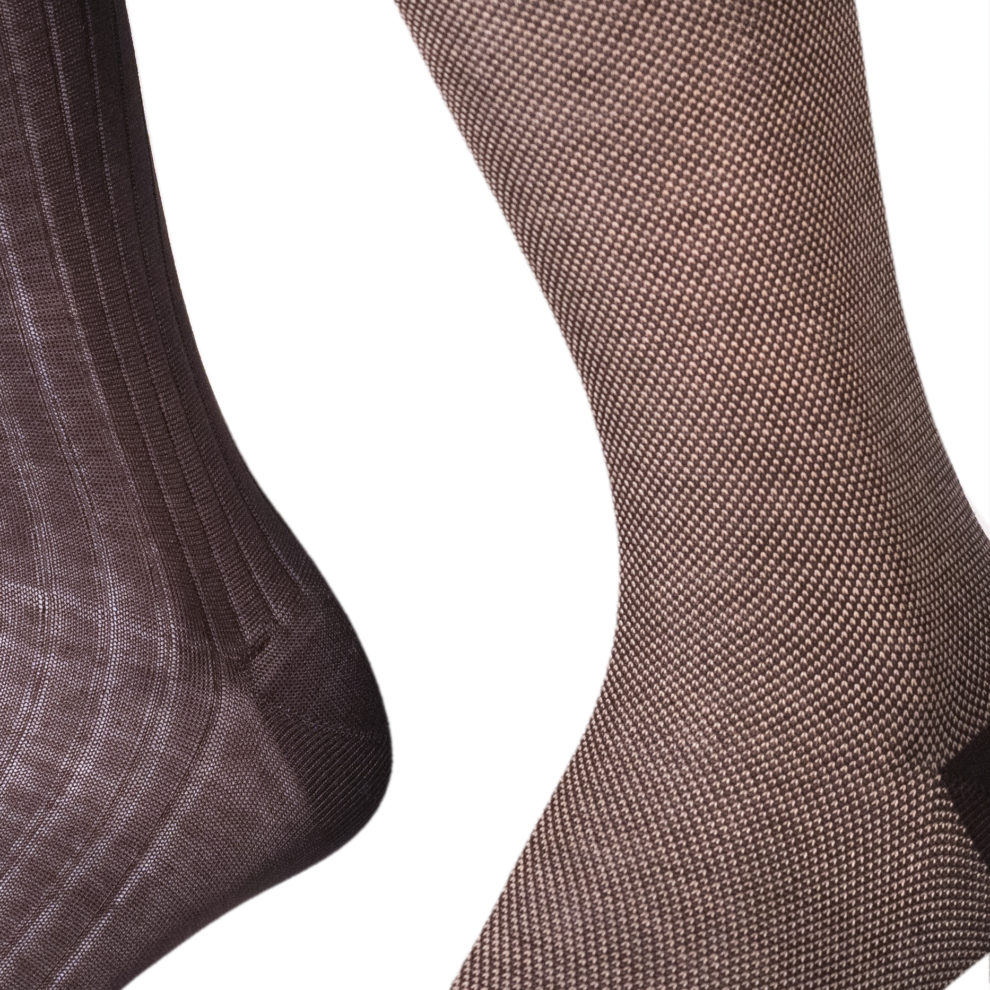 Over The Calf Socks / Caviar pattern