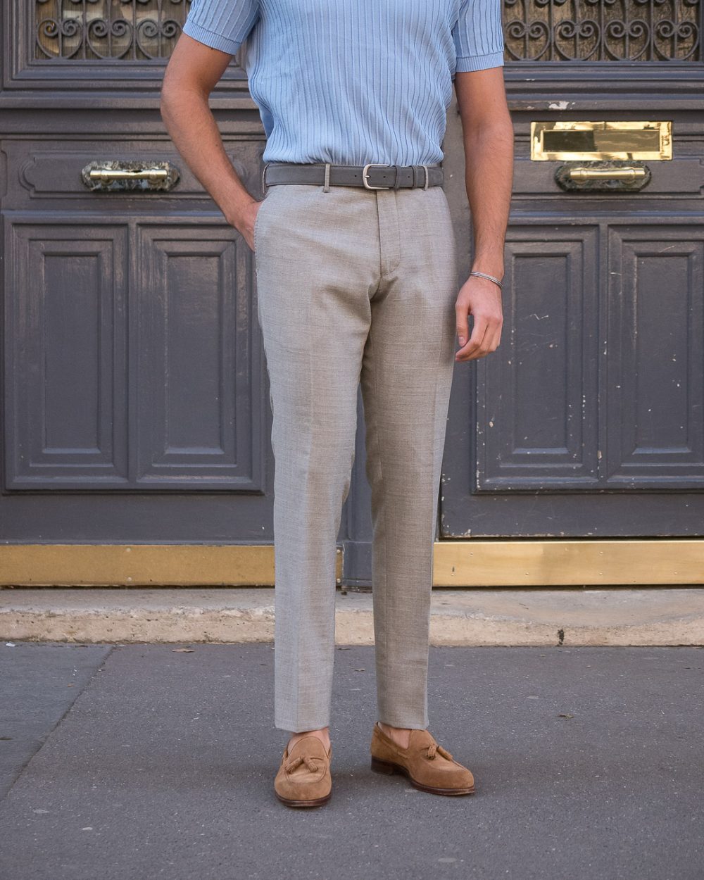 Pantalon Laine Tropicale