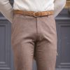 Pantalon Coupe Ajustée S1 / Tweed de coton