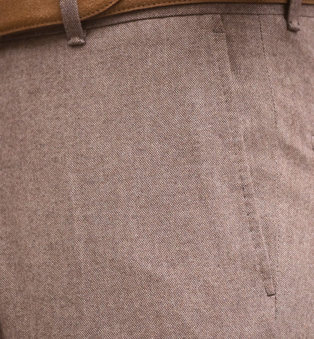 Pantalon Coupe Ajustée S1 / Tweed de coton