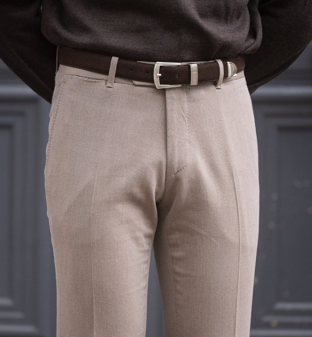 Pantalon Coupe Ajustée S1 / Whipcord Laine & Coton