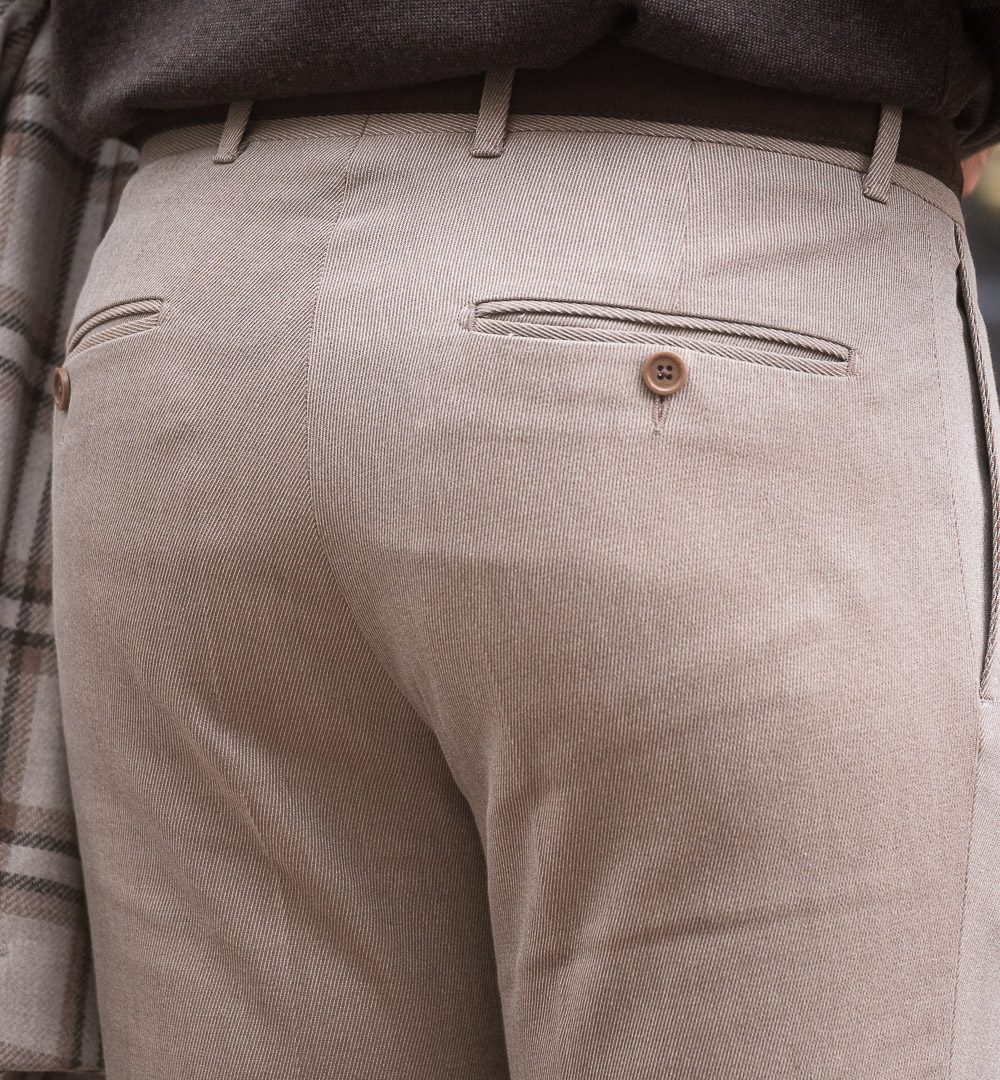 Pantalon Coupe Ajustée S1 / Whipcord Laine & Coton