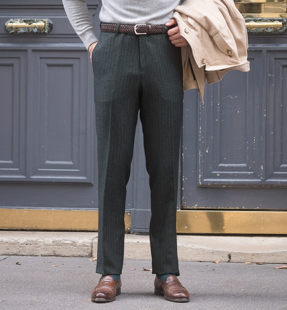 Pantalon Coupe Classique S2 / Tweed Chevron