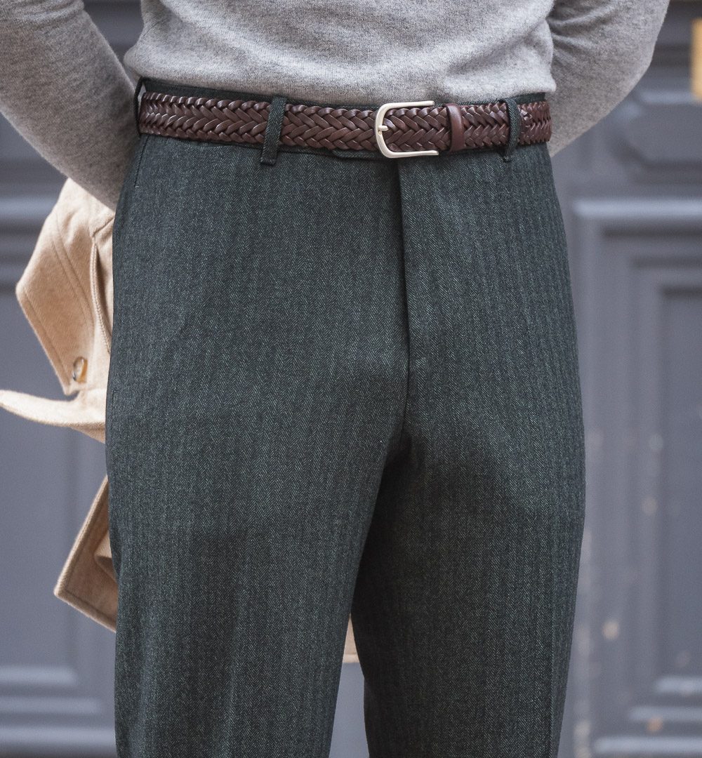 Pantalon Coupe Classique S2 / Tweed Chevron