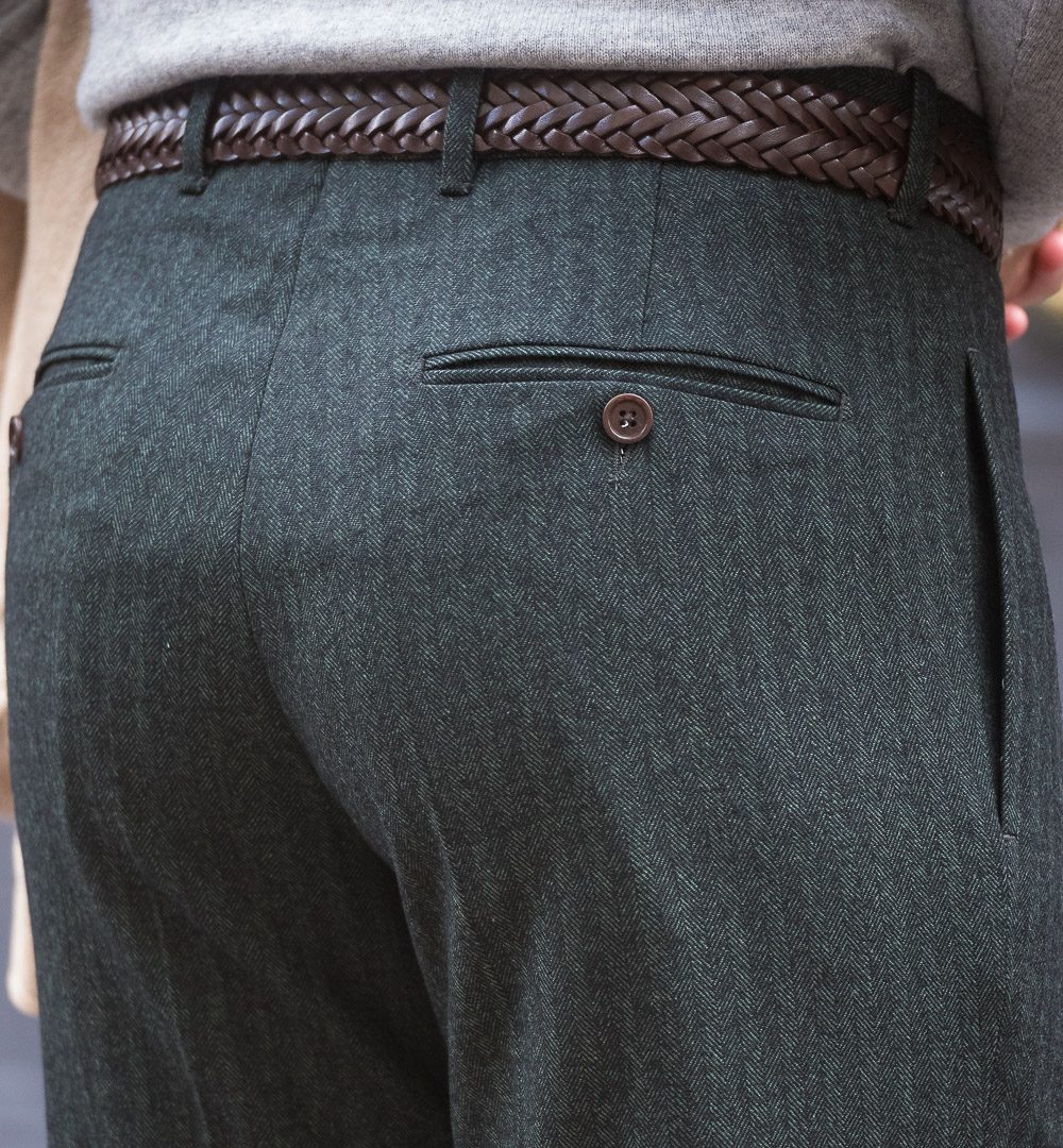 Pantalon Coupe Classique S2 / Tweed Chevron