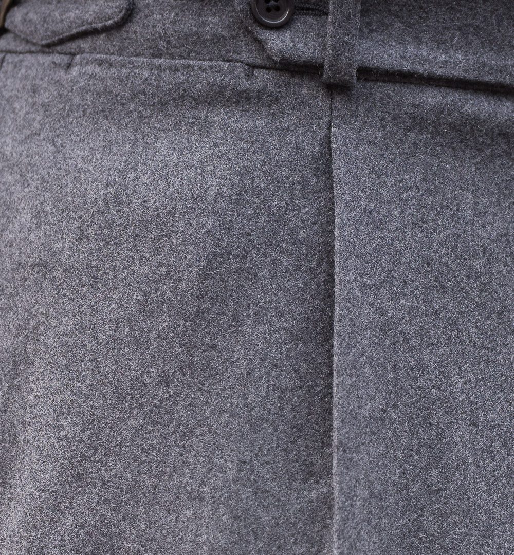 S3 Single Pleat Trousers / Flannel