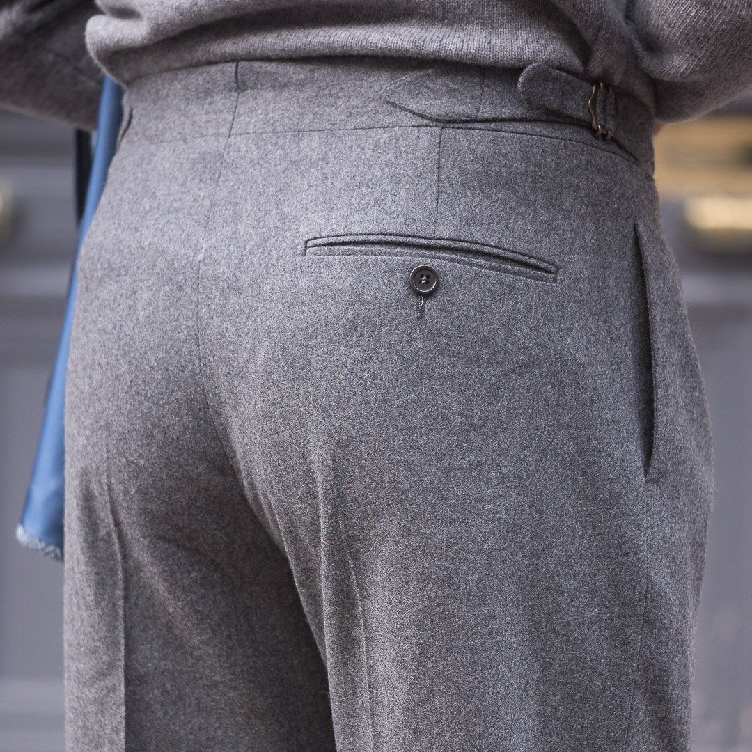 Pantalon Coupe Une Pince S3 / Flanelle | Scavini