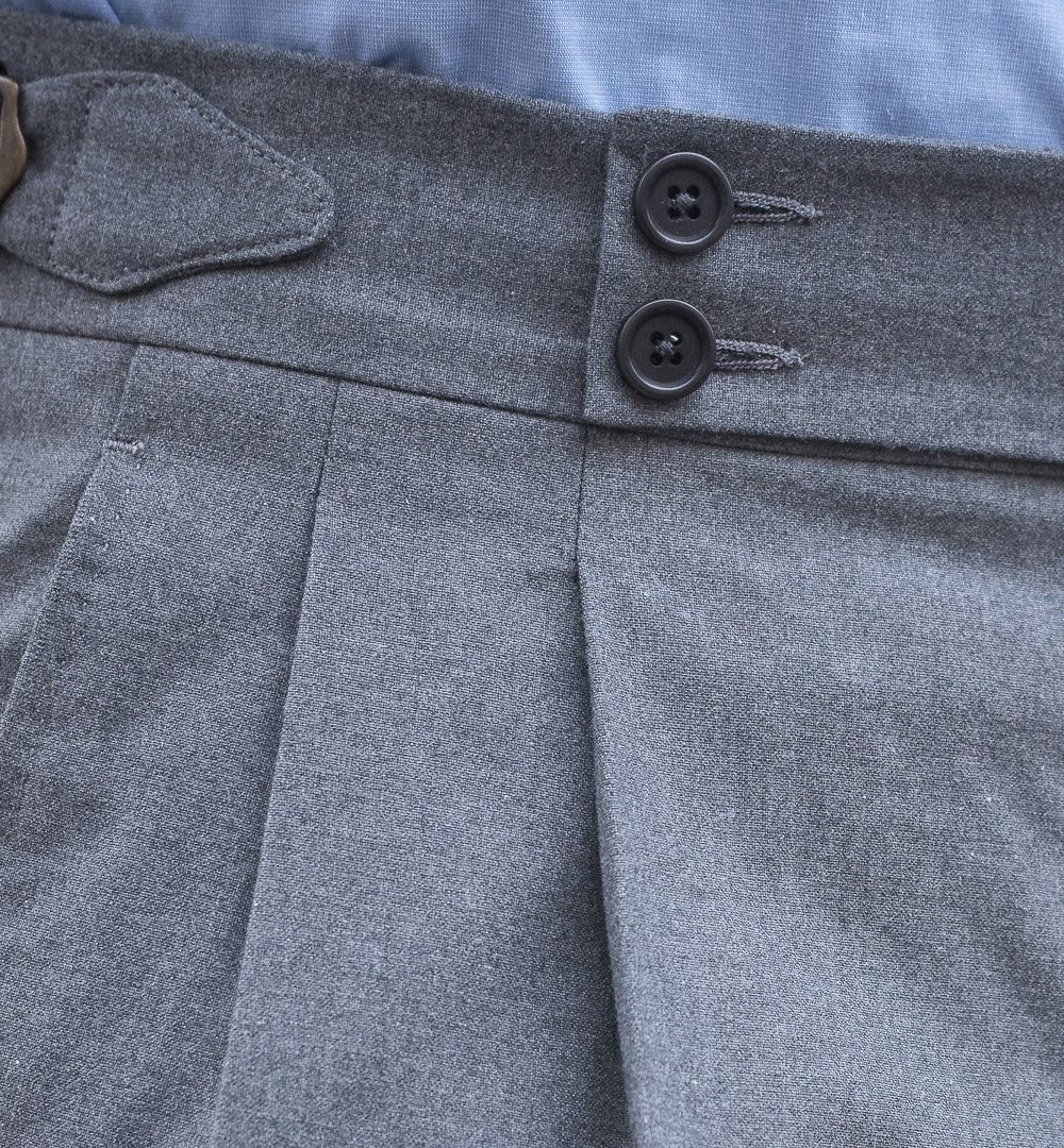 Pantalon Coupe Deux Pinces S4 / Coton chiné