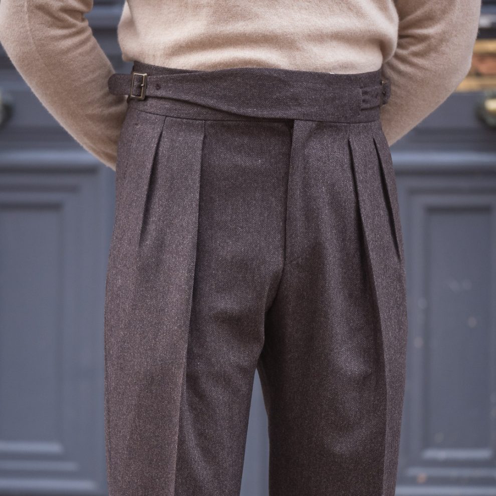 Gurkha Trousers / Herringbone Flannel