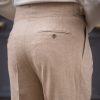 Pantalon Gurkha / Tweed Chevrons en Poil de Chameau