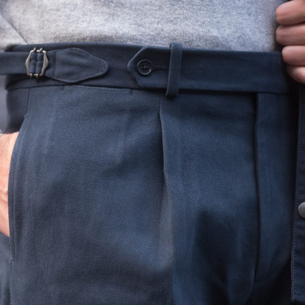 S3 Single Pleat Trousers / Twill Chino