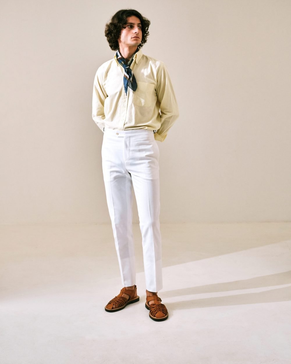 S2 Classic Cut Trousers / Cotton Piqué
