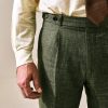 Pantalon Coupe Une Pince S3 / Laine & lin natté