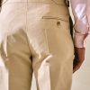 S3 One Pleat Trousers / Chino Cotton