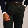Pantalon Coupe Une Pince S3 Ceinture / Tweed