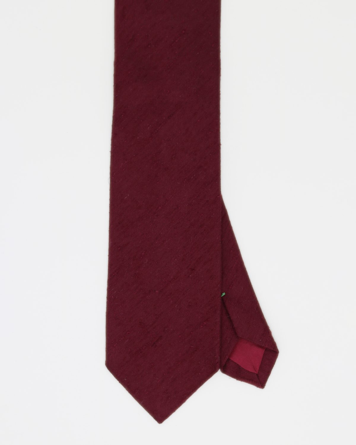 Shantung Tie - Burgundy