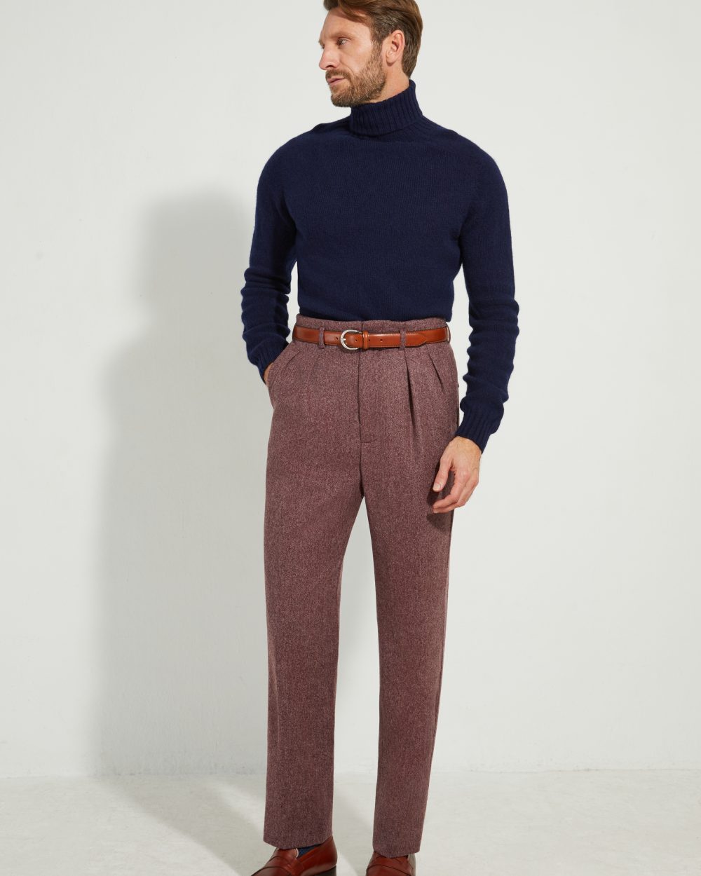 Pantalon Hollywood / Flanelle Chevrons