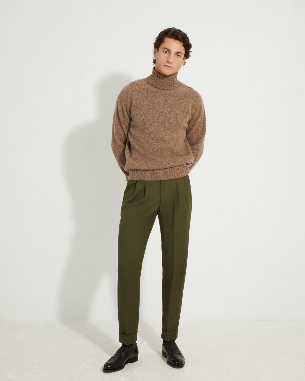 Turtleneck Sweater / Shetland Wool
