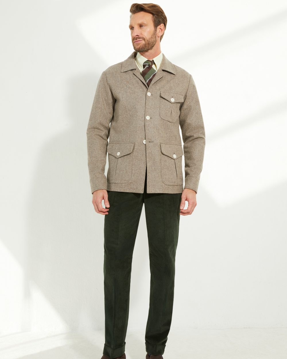 Veste Faubourg / Flanelle chevrons