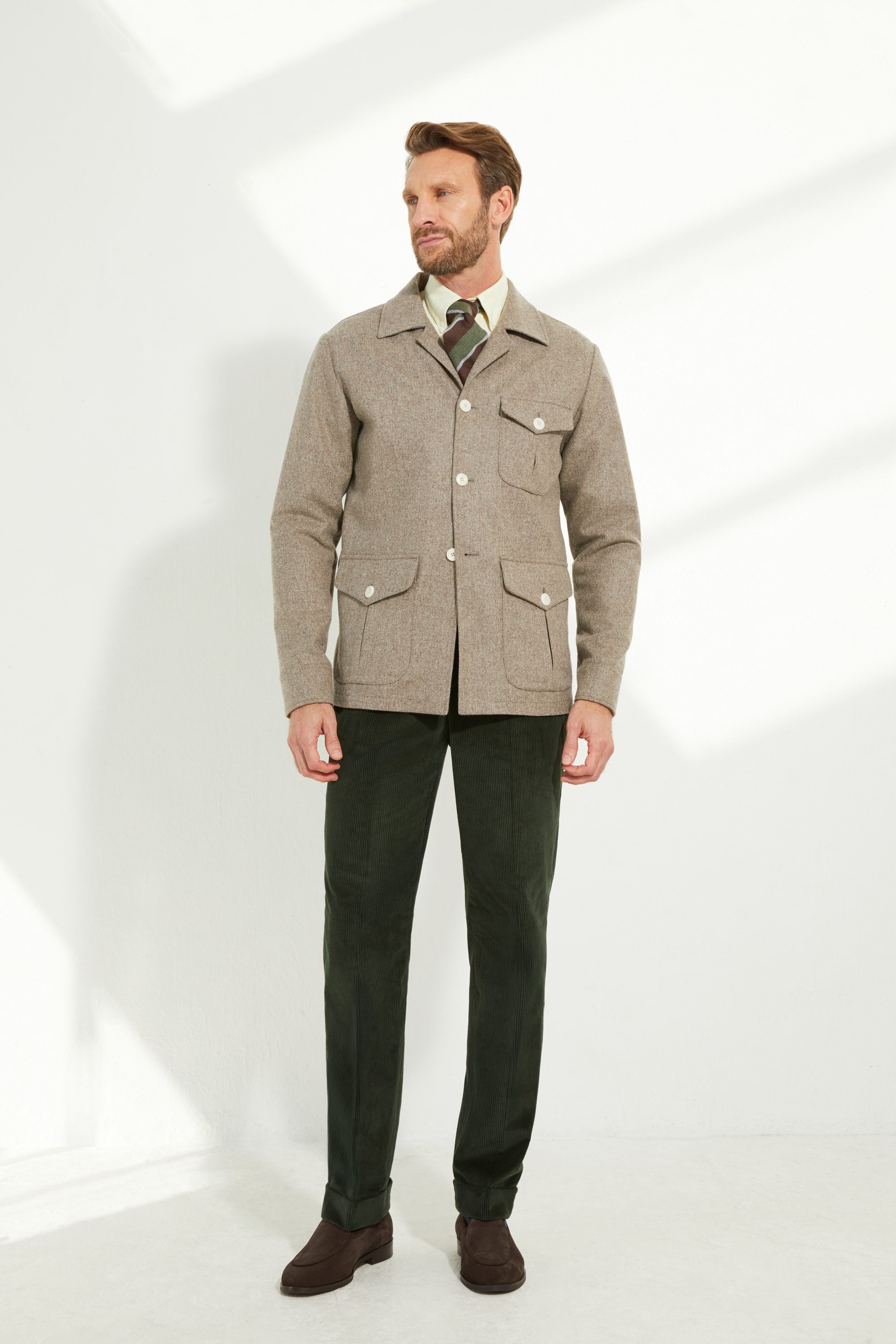 Veste Faubourg / Flanelle chevrons