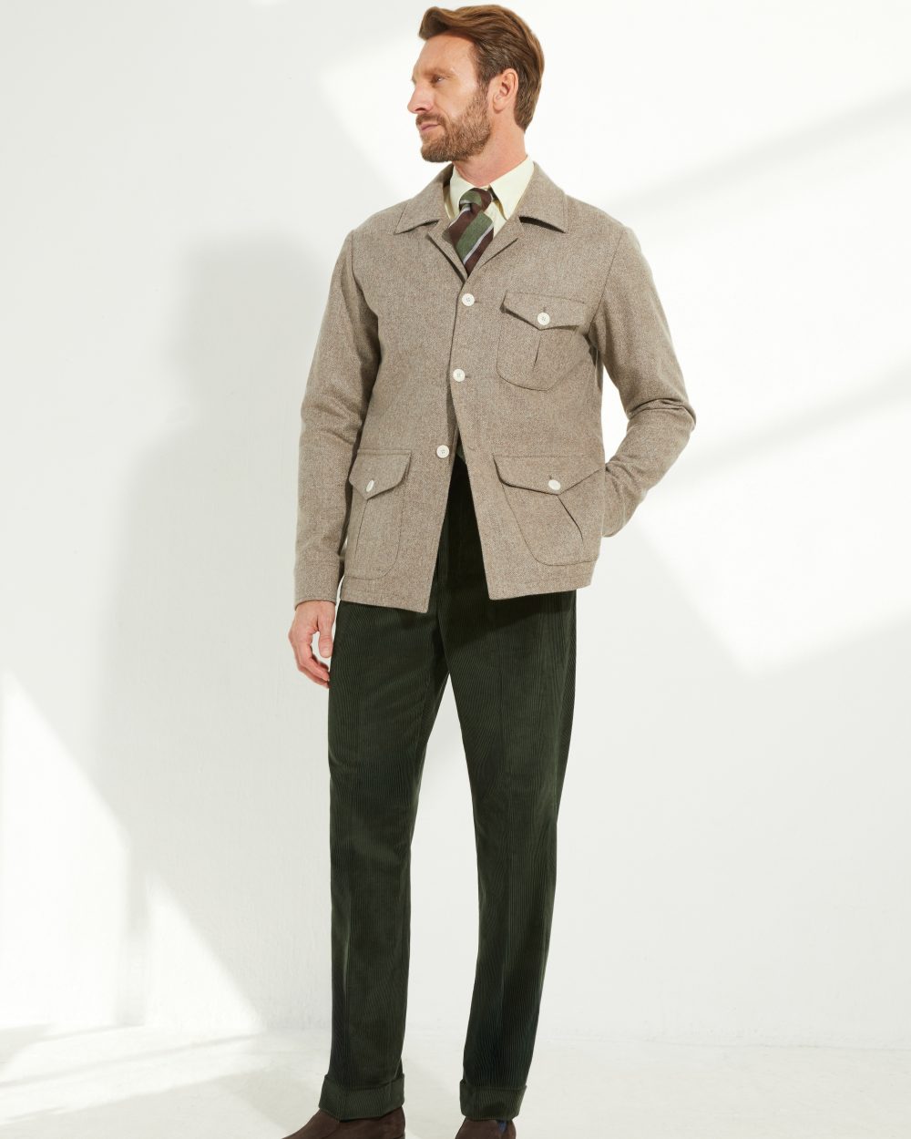 Veste Faubourg / Flanelle chevrons