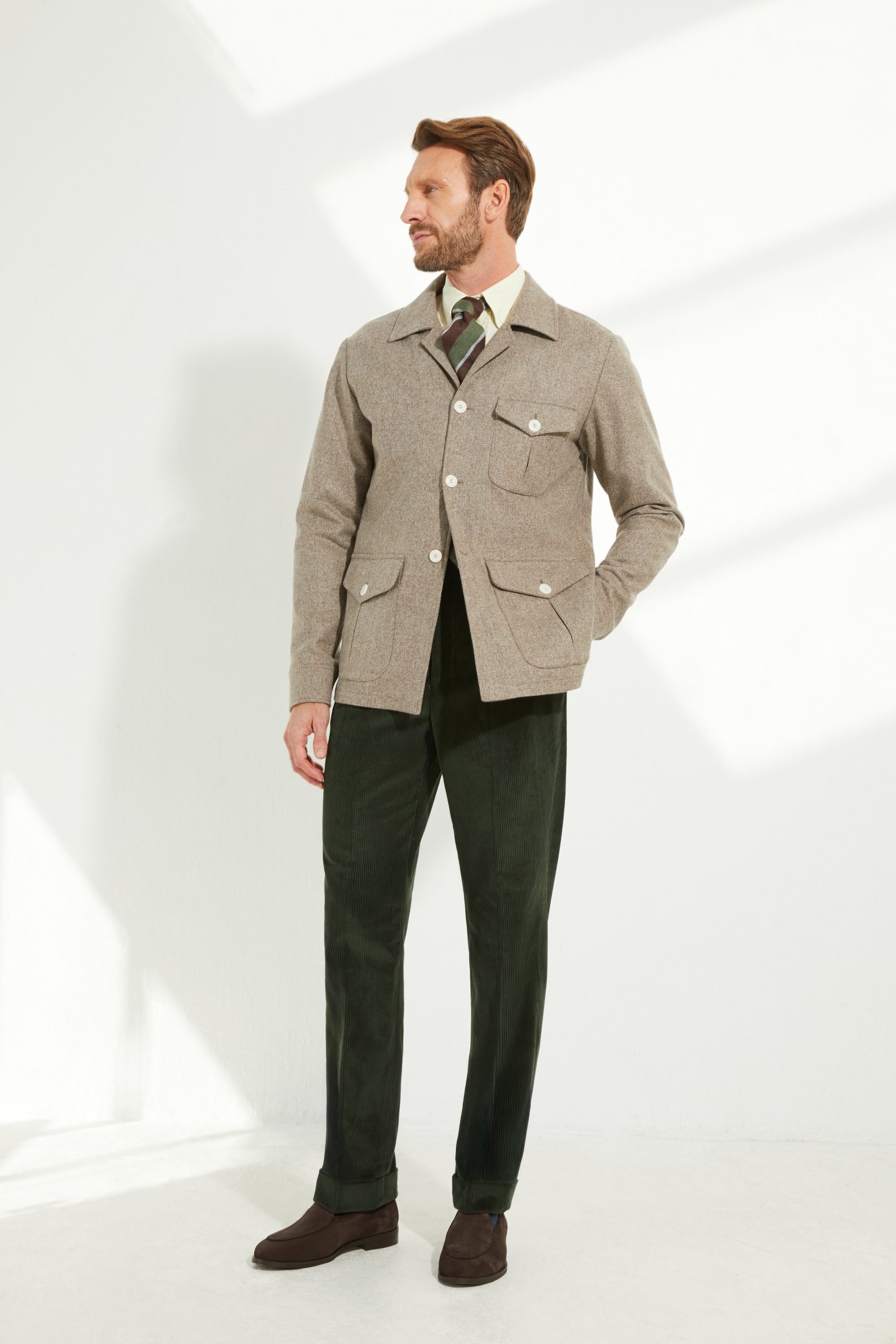 Veste Faubourg / Flanelle chevrons