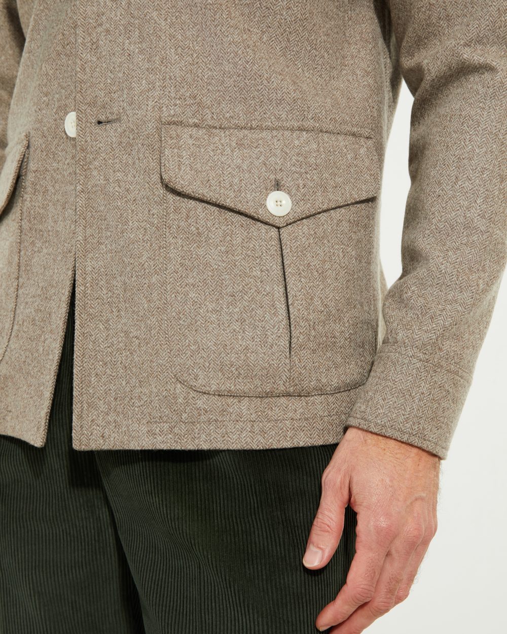 Veste Faubourg / Flanelle chevrons
