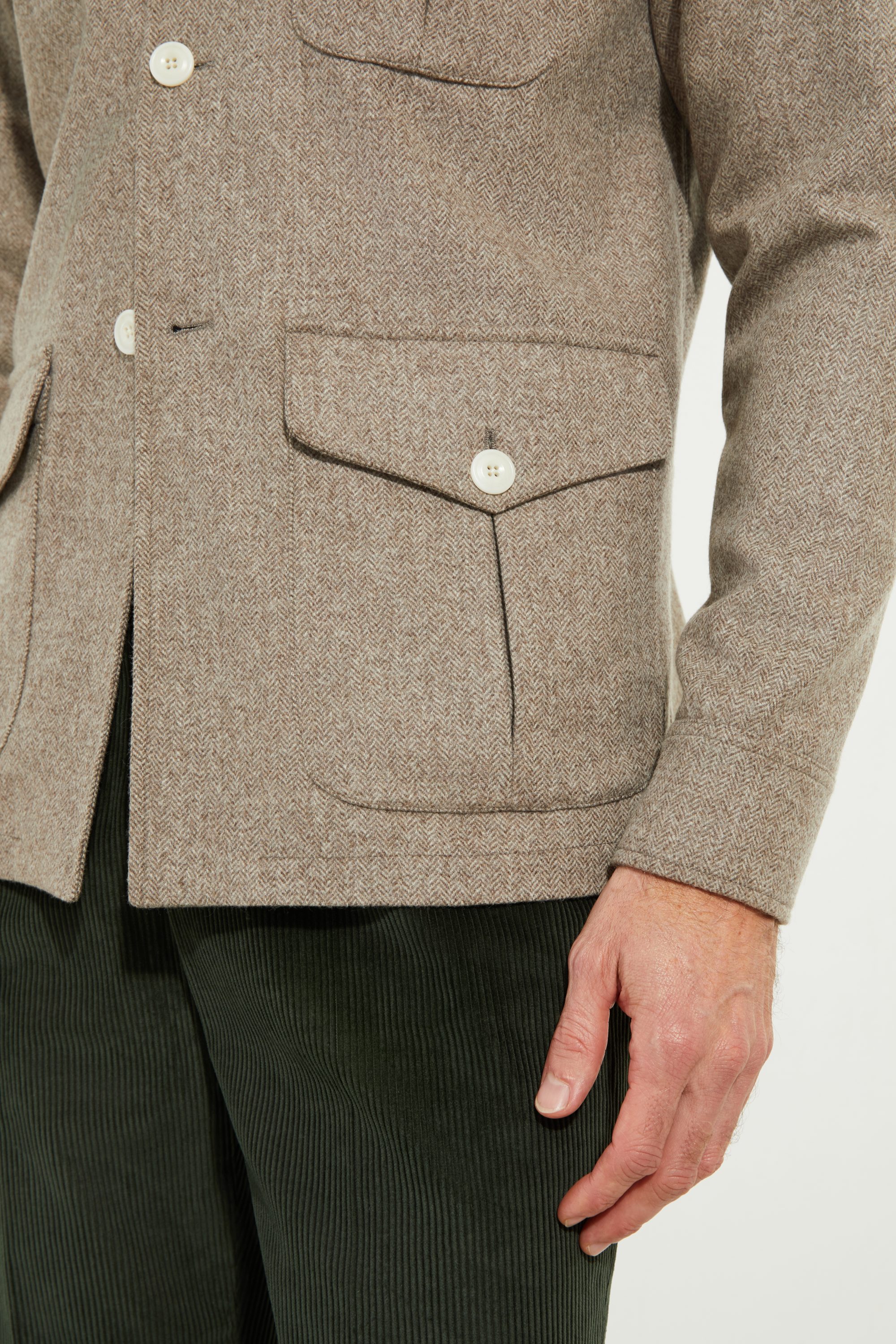 Veste Faubourg / Flanelle chevrons