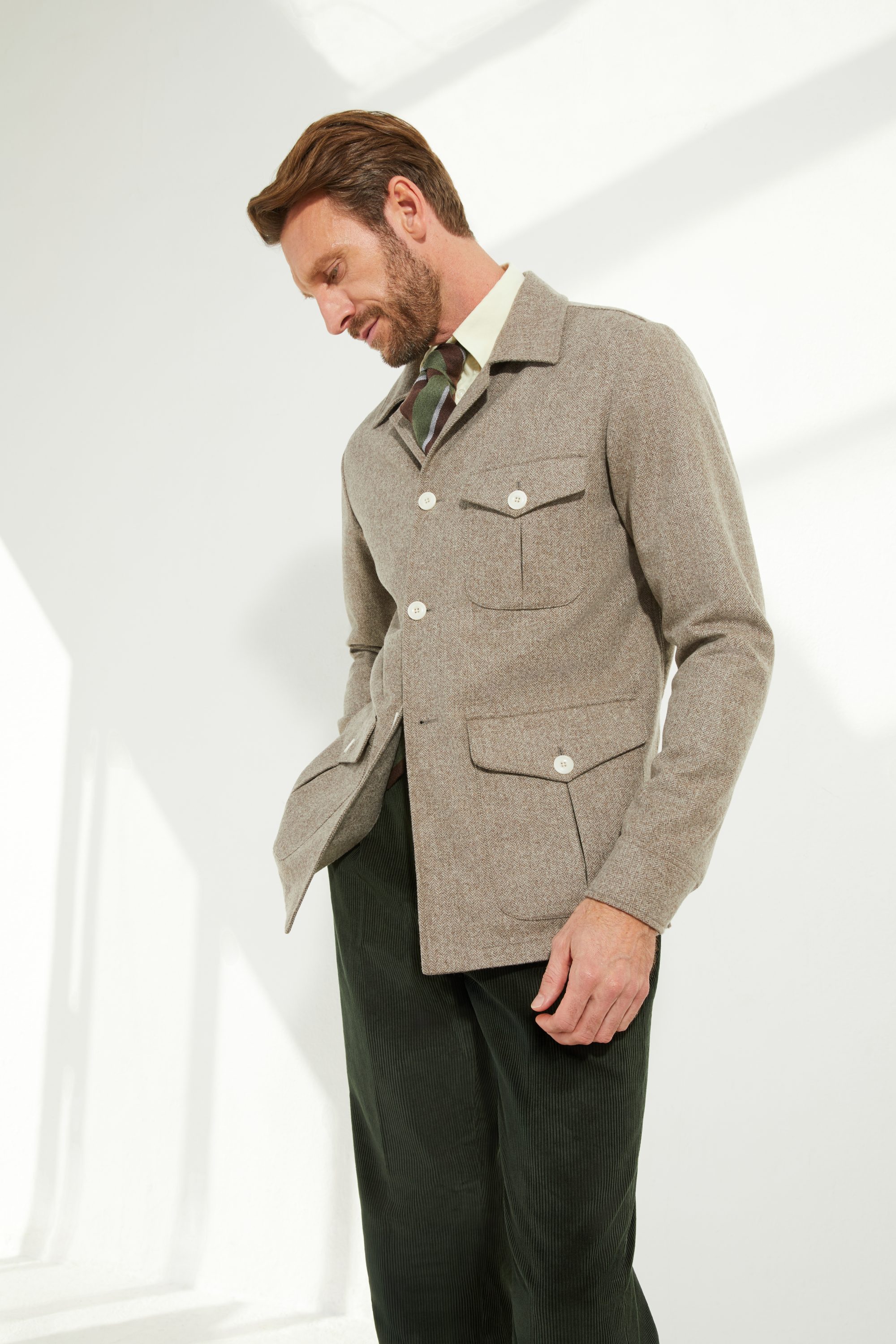 Veste Faubourg / Flanelle chevrons