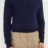 Crew-neck Sweater / Shaggy Shetland Wool