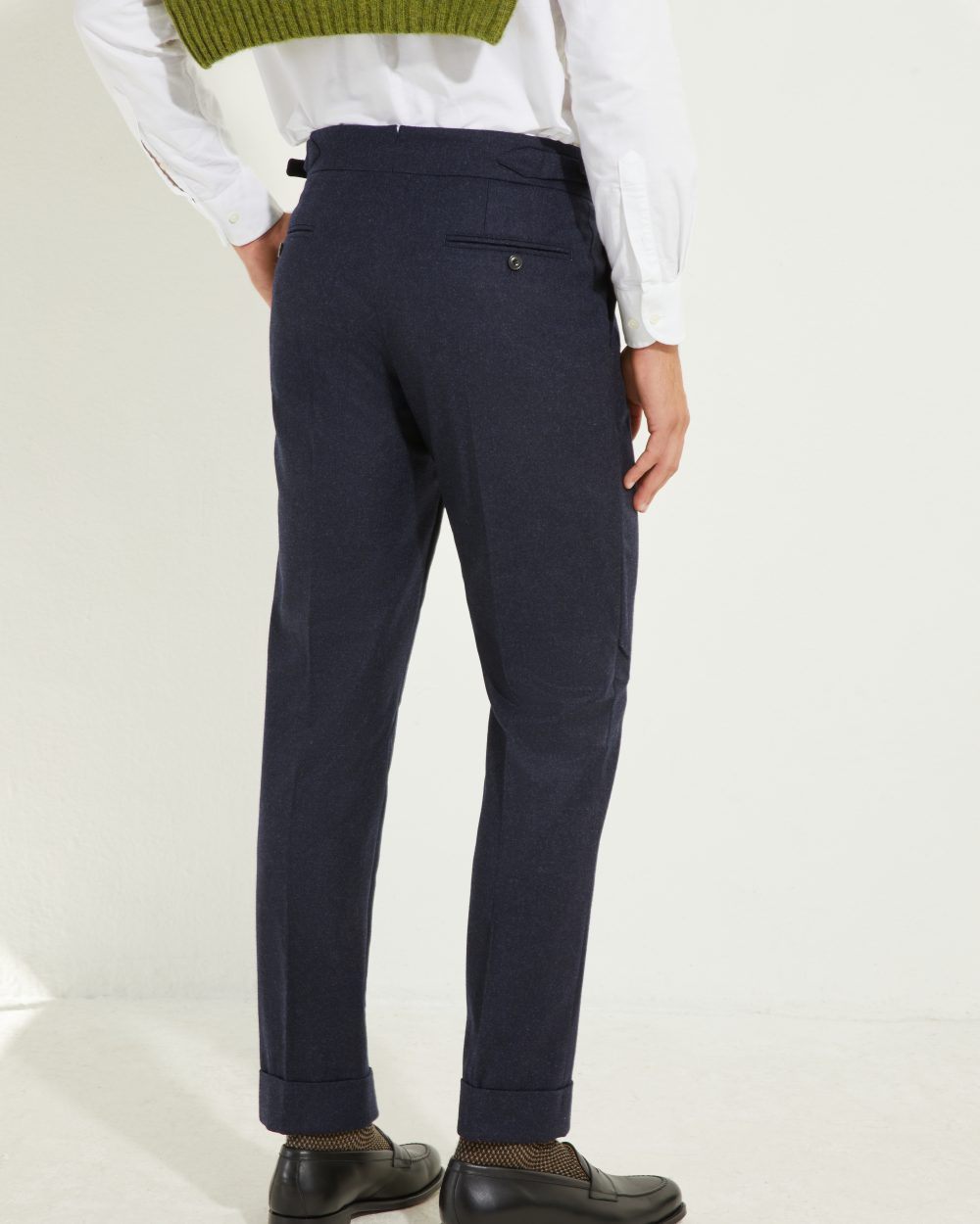 S4 Two Pleats Trousers / Flannel