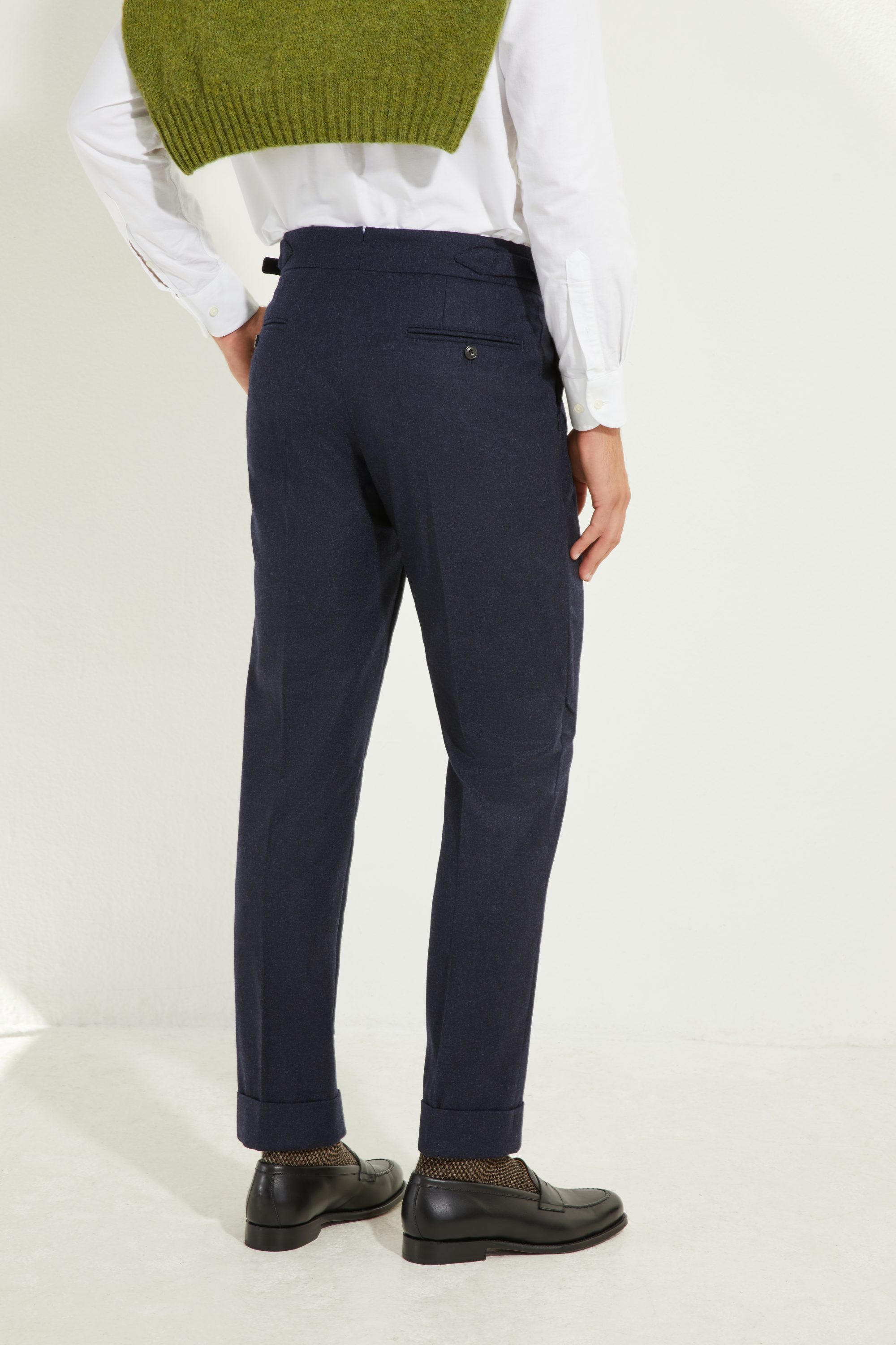 S4 Two Pleats Trousers / Flannel