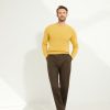 Crew-neck Sweater / Shaggy Shetland Wool