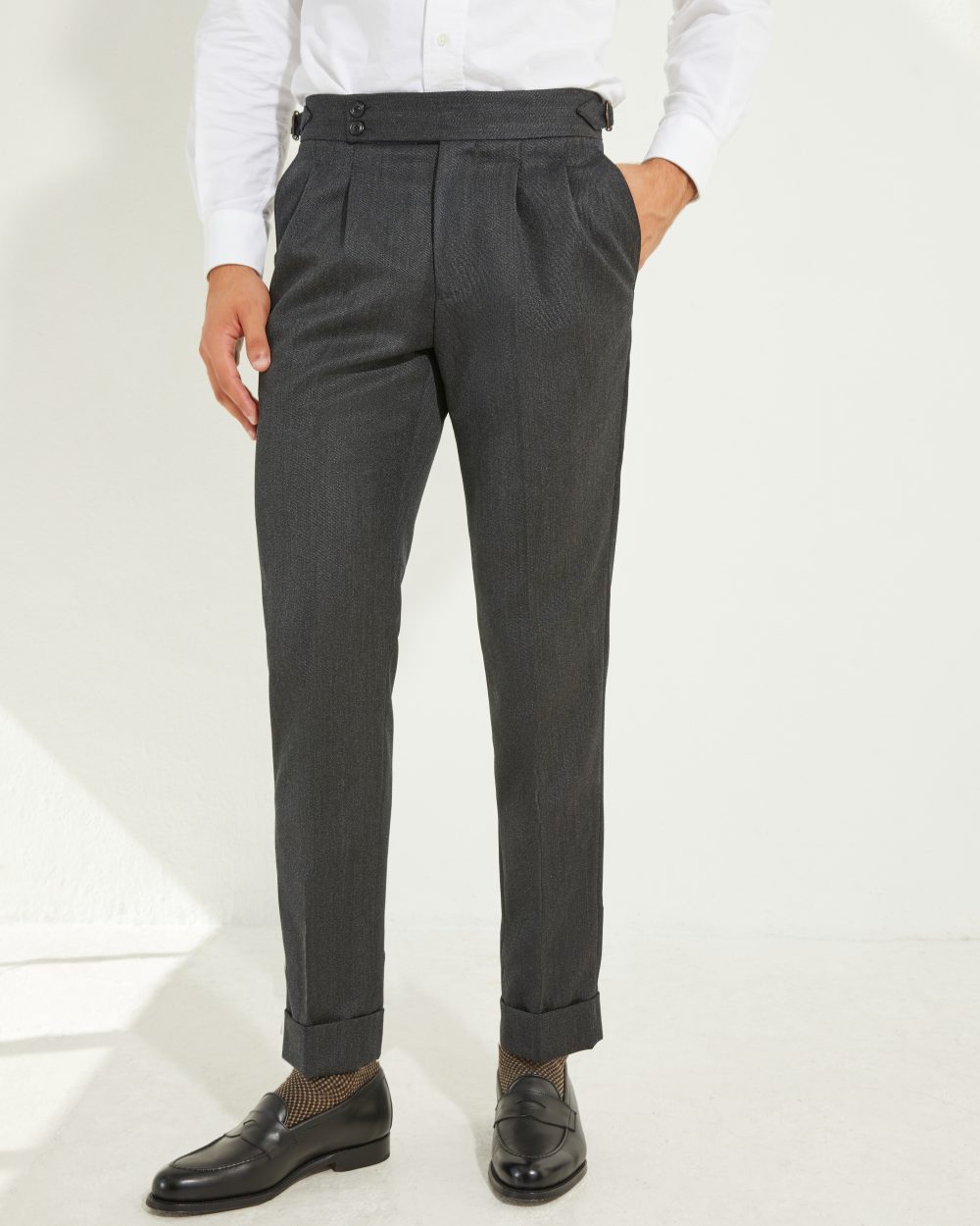 S4 Two Pleats Trousers / Whipcord