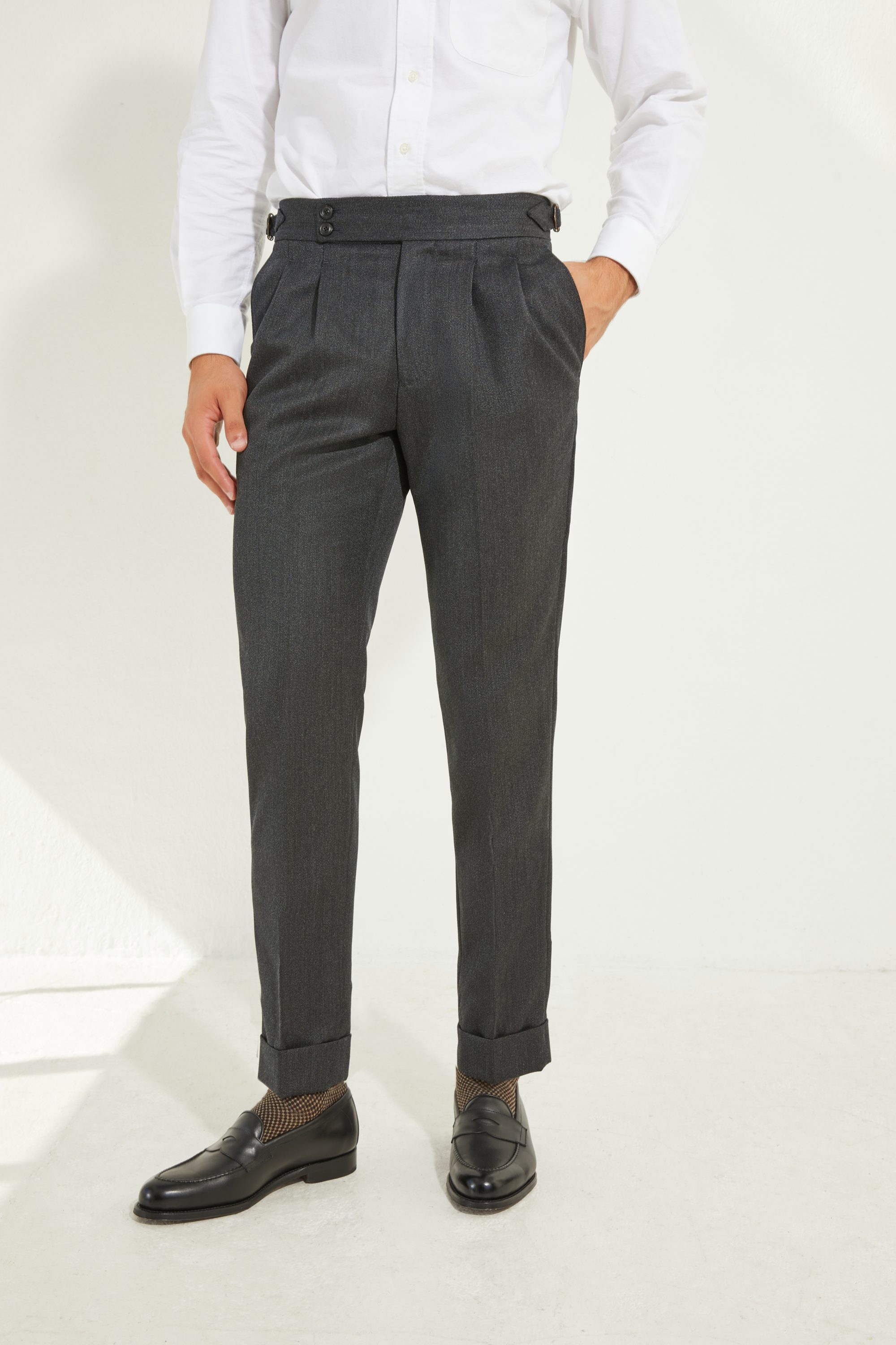 S4 Two Pleats Trousers / Whipcord