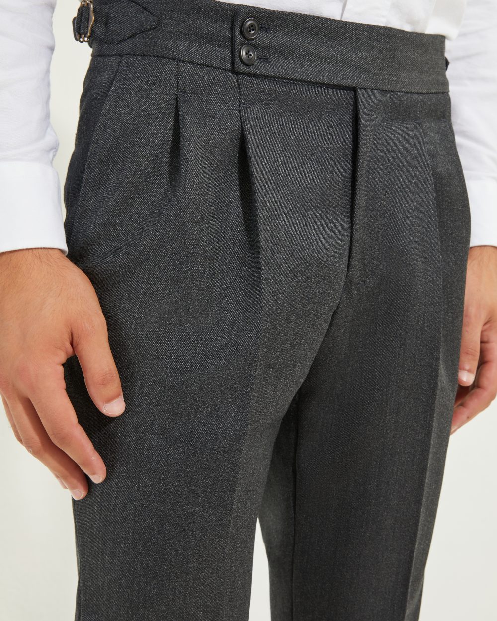 S4 Two Pleats Trousers / Whipcord