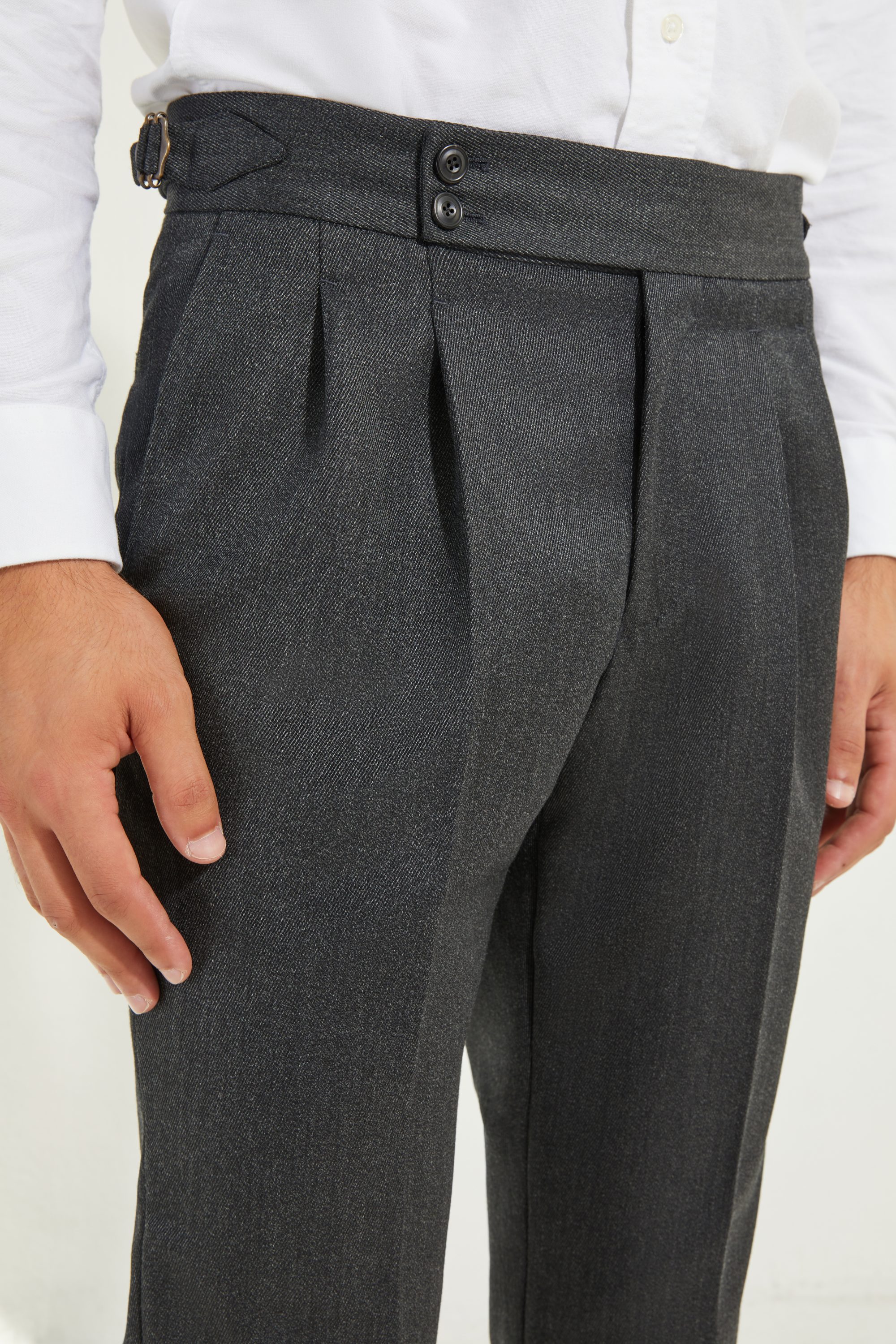 S4 Two Pleats Trousers / Whipcord